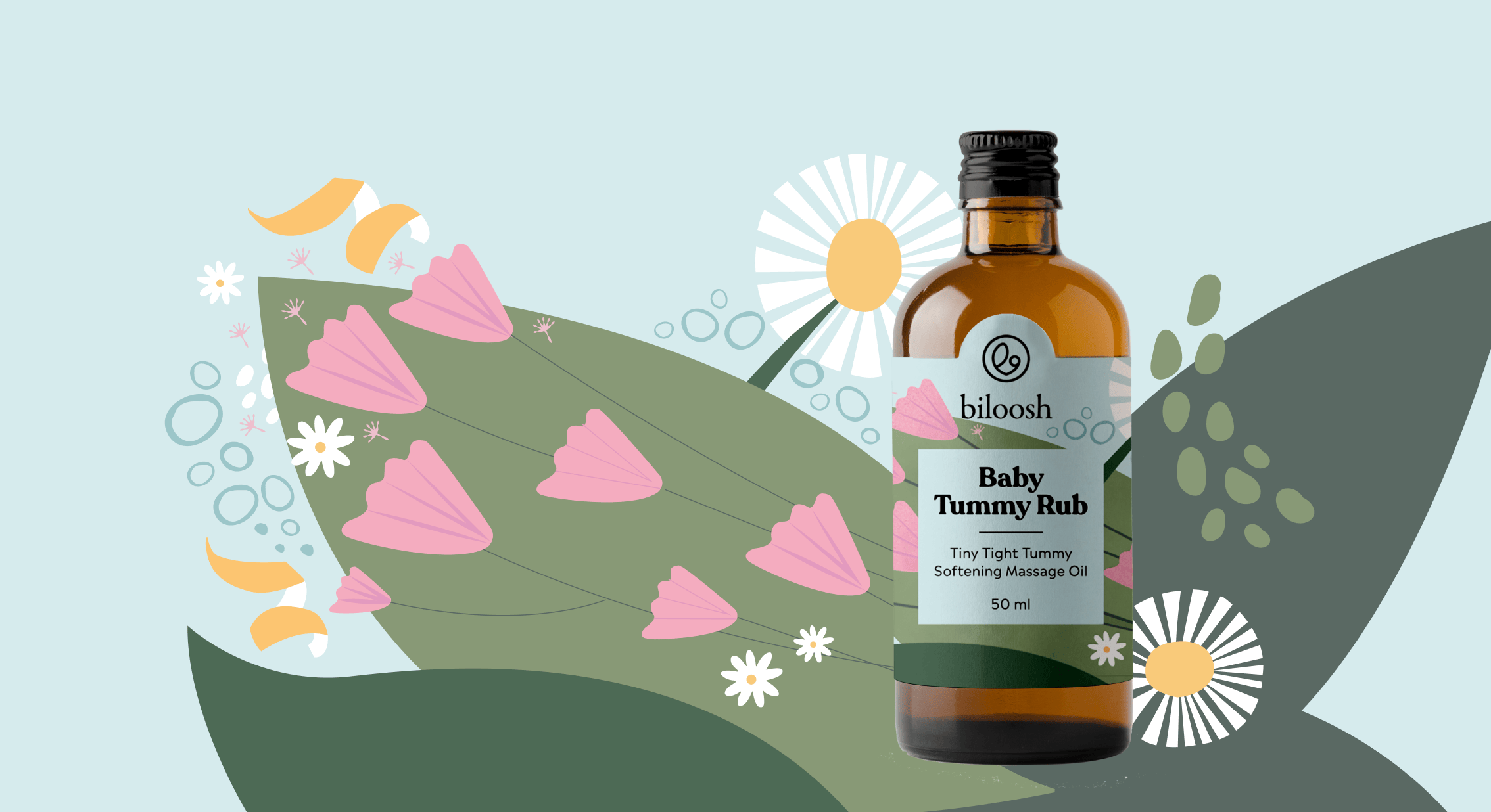 Biloosh Baby Tummy Rub product scene